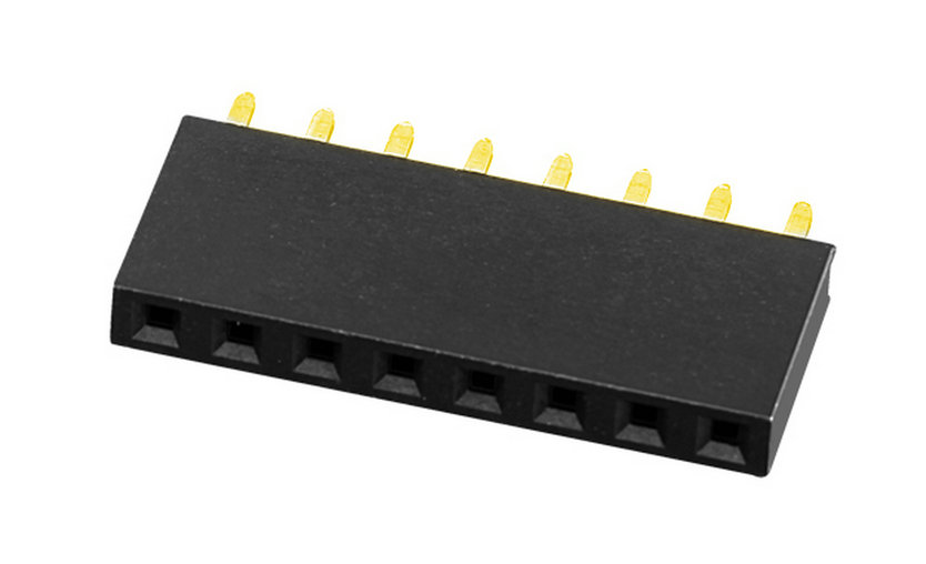 PH2.54mm Female Header  Single Row H=5.7, 7.1, 8  Y-type Straight-type  Connector 