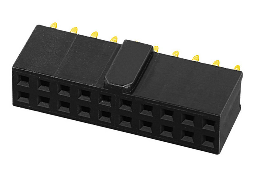 PH2.54mm Female Header  Single Row H=6.5 Y-type Straight-type Board to Board Connector 