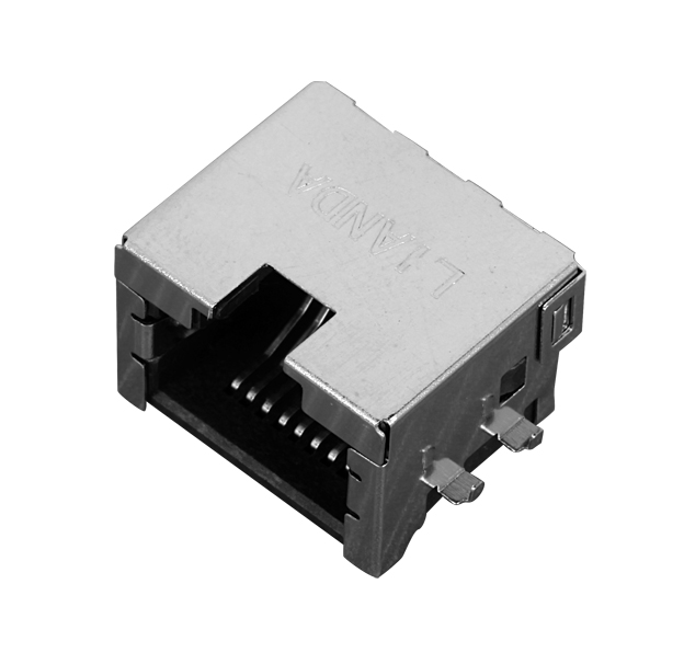 RJ45 8P8C Sinking board type H8.5 SMT Reverse  L60085-240XC Company 