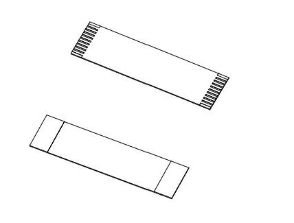 FFC軟排線(xiàn)1.0mm Pitch 同面 