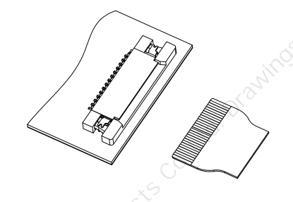 上接抽拉 0.62mm Pitch H1.2 